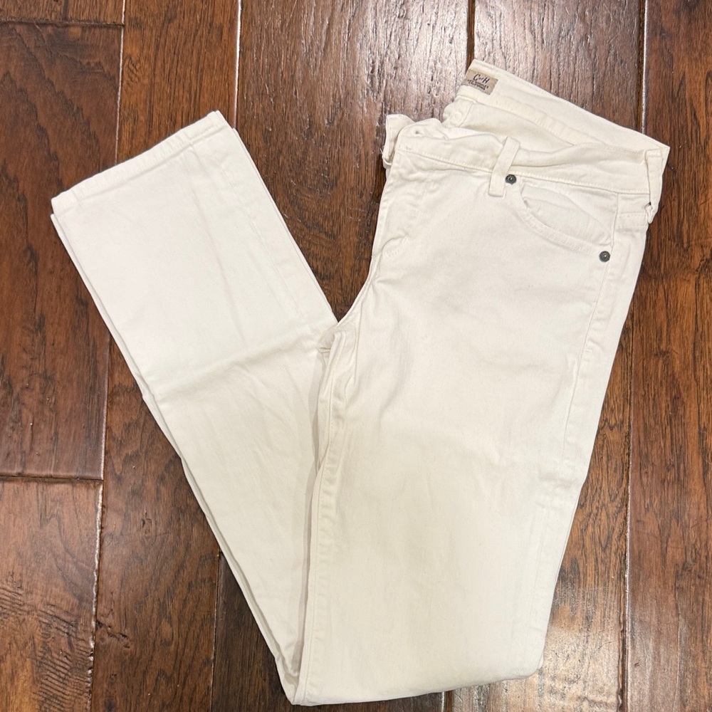 Citizens Of Humanity Women's Straight Leg Jeans - White